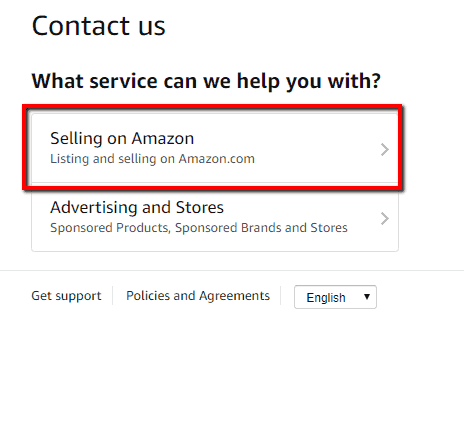 amazon google example seller central vendor ticket products inactive