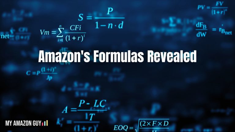 Get exclusive insights into Amazon's formulas with the expert guidance of My Amazon Guy, your go-to resource for seller central management on the Amazon marketplace.