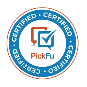 Pickfu certified marketing expert.