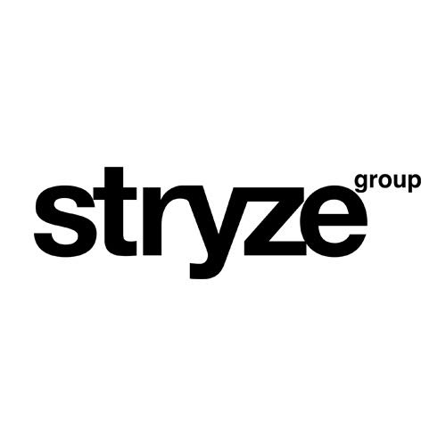Stryze group logo on a white background for Amazon account management.