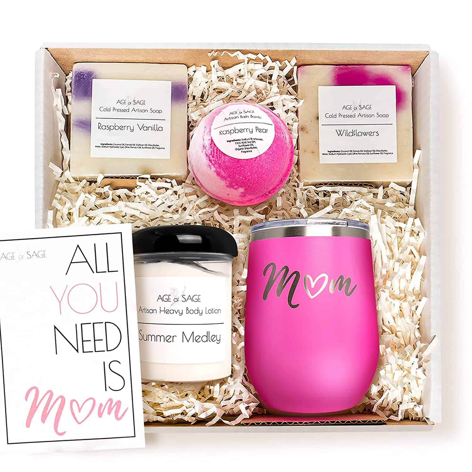 All you need is mom gift set available on Amazon marketplace.