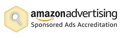 The my amazon guy advertising sponsored ad accreditation logo.