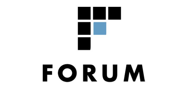 A marketplace logo with the word forum on it.