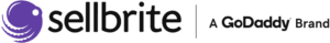 The logo for SellRite, a GoDaddy brand, represents their expertise in marketing management and Seller Central management.