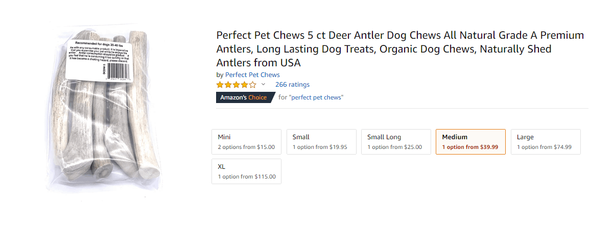 A package of dog bones with a label on it, optimized for marketing management.
