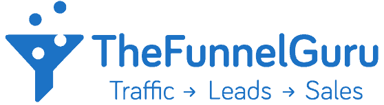 The funnel guru logo, designed by My Amazon Guy, represents expertise in Seller Central Management and Marketing Management.