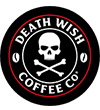 Death wish coffee co logo available on Amazon marketplace. Contact My Amazon Guy for more details.