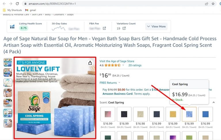 Amazon Swatch Images on Age of Sage Listing 3