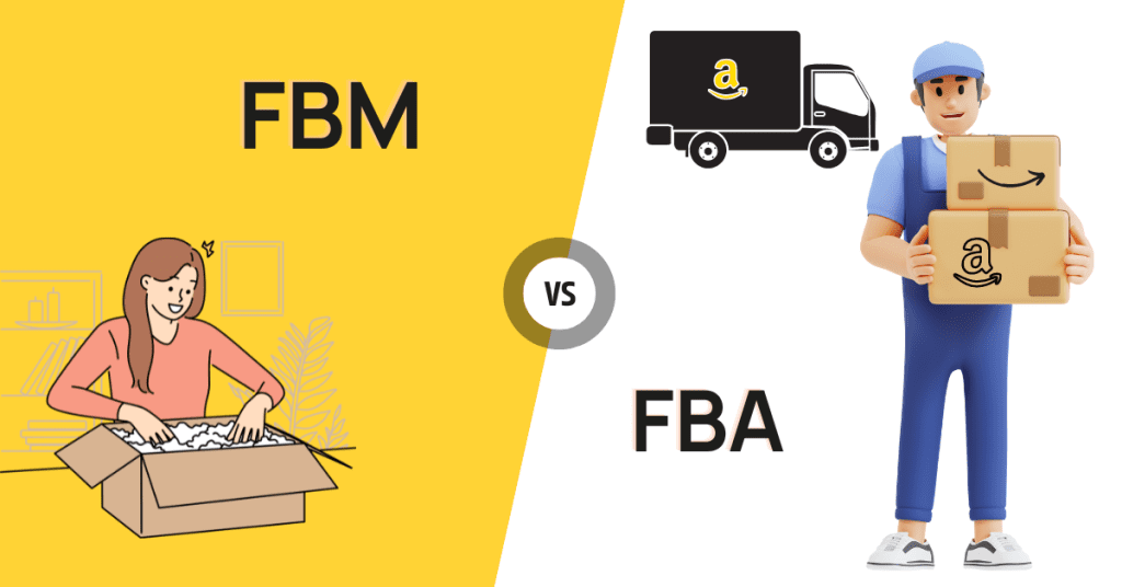 Comparison of FBM and FBA on Amazon marketplace.