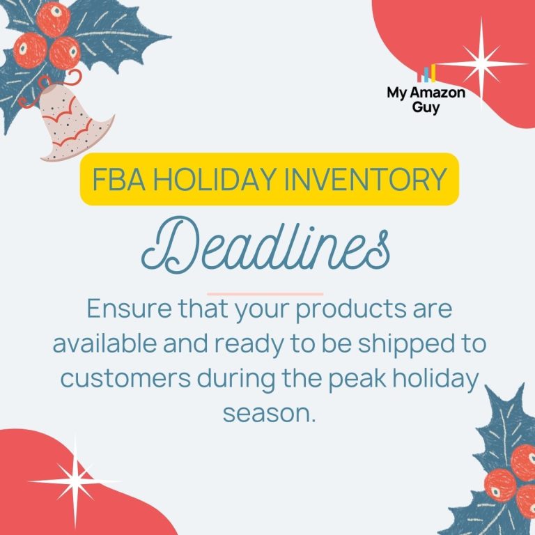 Fba holiday inventory deadlines ensure that your products are available and ready to be shipped to the peak holiday season. With seller central management, you can effectively track and manage your inventory to meet these