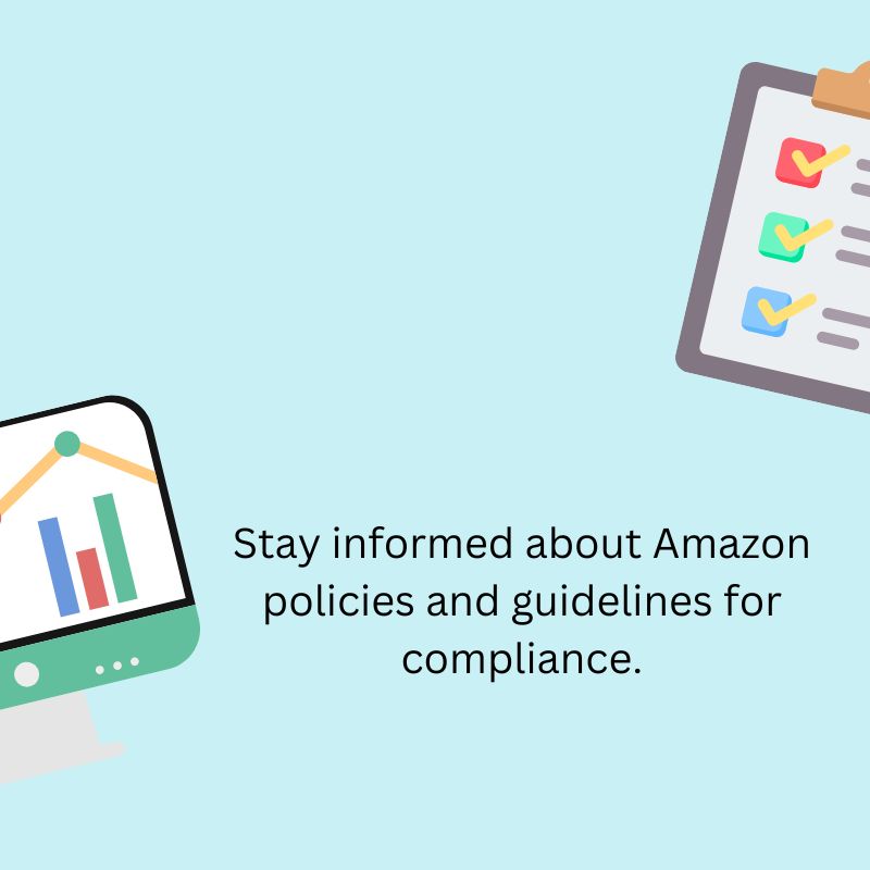 Stay informed about Amazon policies and guidelines for compliance with the help of My Amazon Guy. Our account management services ensure that you are up to date with the latest marketplace regulations.