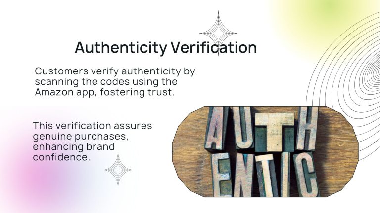Authenticity verification customers verify authenticity by scanning the app using the marketplace.