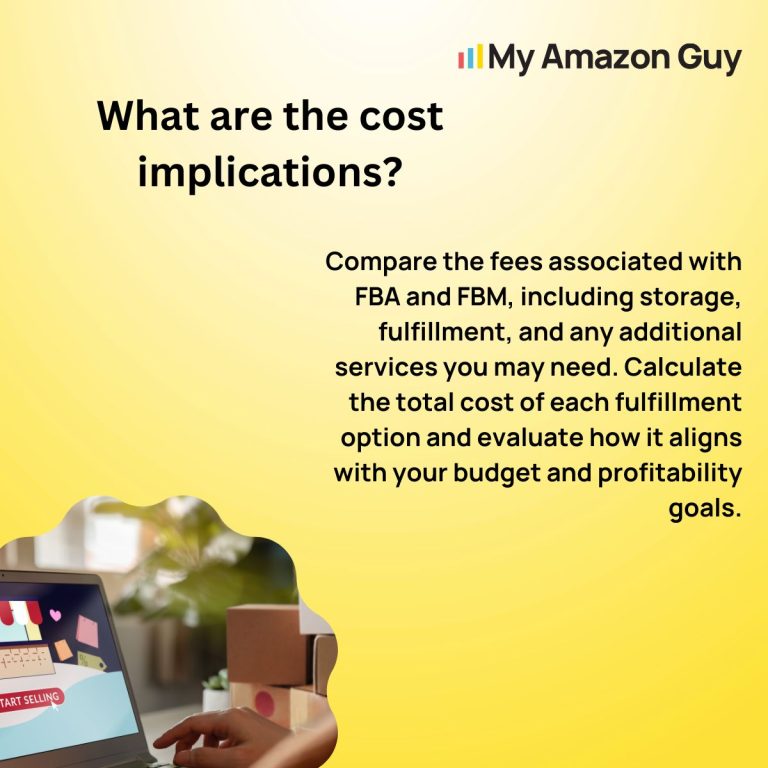What are the cost implications for account and marketing management by My Amazon Guy?