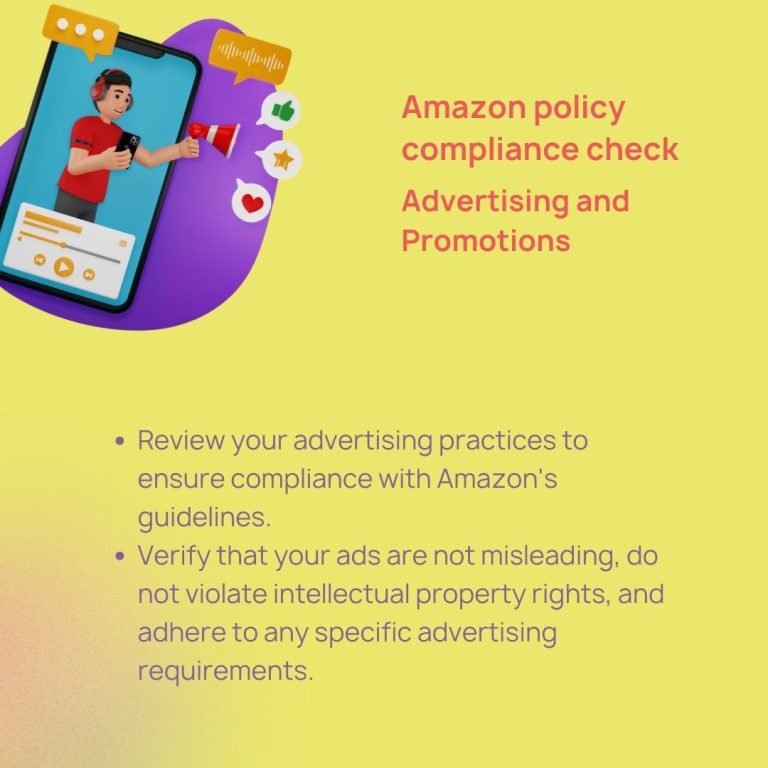 A screenshot of a phone displaying the Amazon marketplace, with a man holding a megaphone.