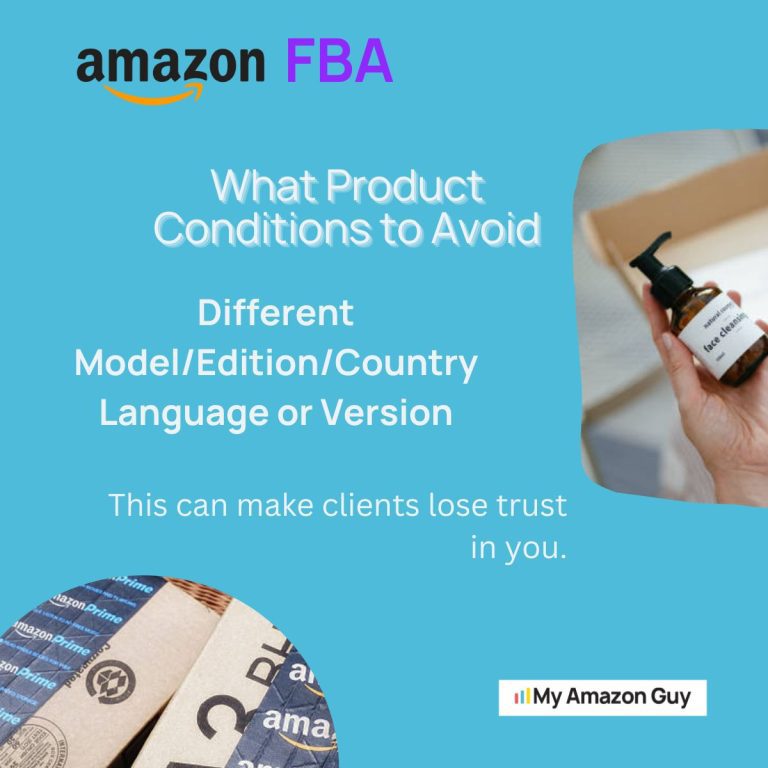 Best practices for Amazon FBA to avoid unfavorable conditions, managed by My Amazon Guy.