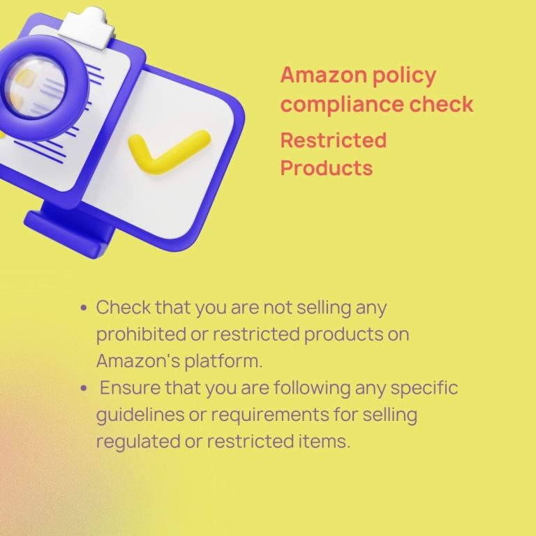 A blue and purple clipboard with a yellow tick and a magnifying glass for efficient Amazon account management.