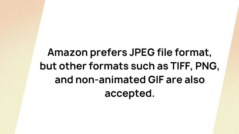 Amazon prefers epg file format, but other formats such as tiff and non animated gif are also accepted. Seller central management.