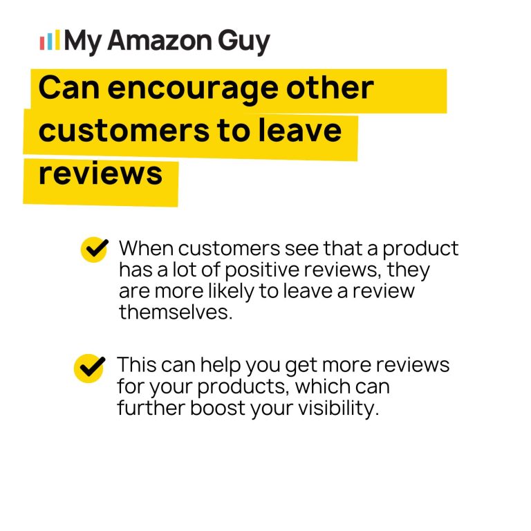 My Amazon Guy specializes in marketing management for Amazon sellers and can effectively encourage customers to leave positive reviews.