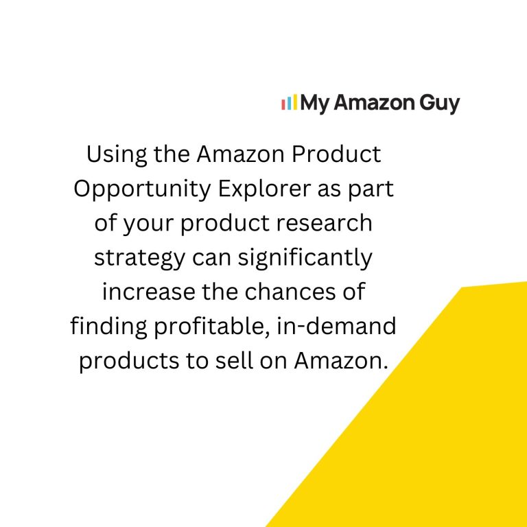 Incorporating the amazon product opportunity explorer into your marketing management strategy enhances account management and seller central management.