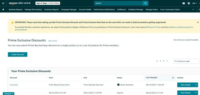 A screen shot of a page showing a list of products on a marketplace platform.