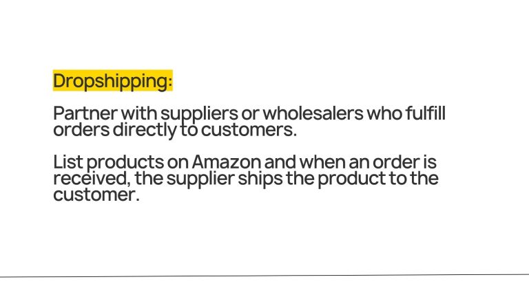What is Amazon Product Sourcing Types 11