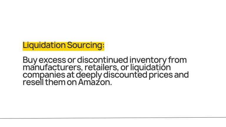 What is Amazon Product Sourcing Types 15