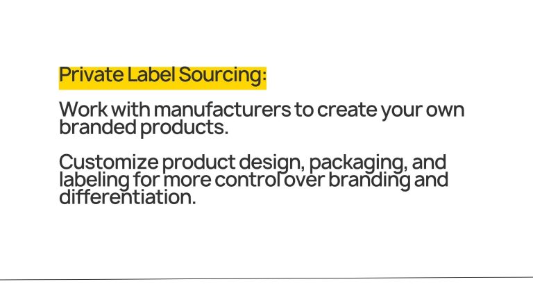 What is Amazon Product Sourcing Types 5