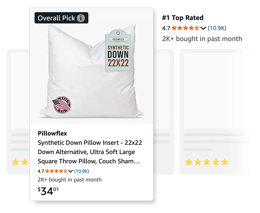 Amazon Case study Pillowflex