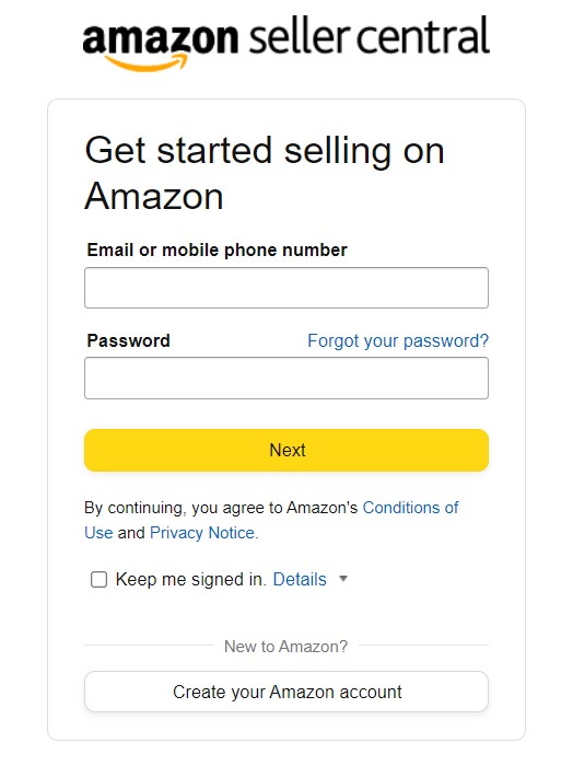 Newbie Amazon Selling Guide Create An Account