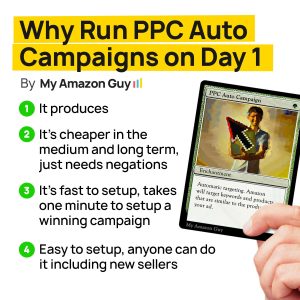 Why Run PPC Auto Campaigns on Day 1