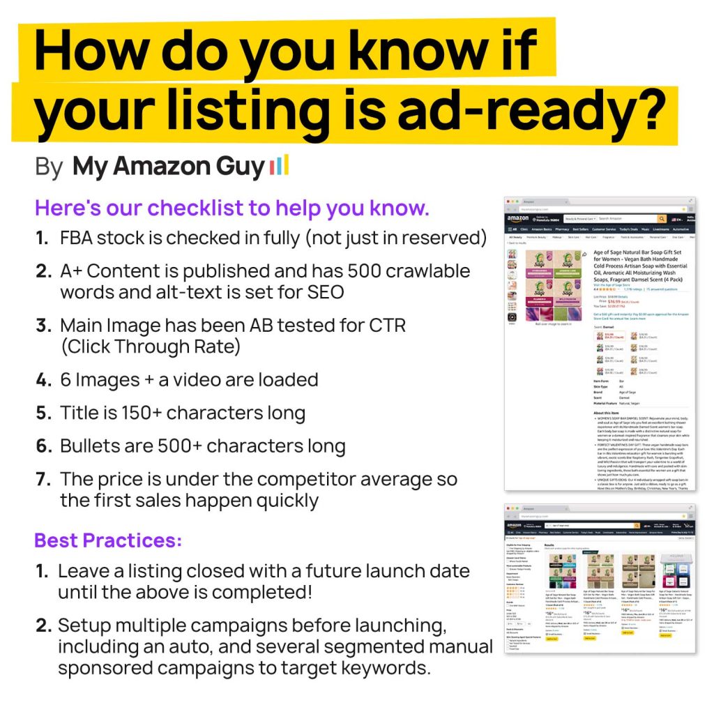 How do you know if your listing is ad-ready