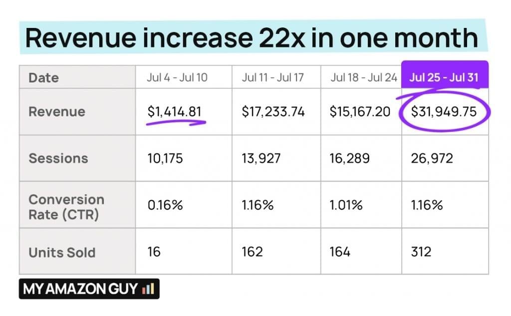 017 Revenue increase 22x in one month 1024x633 1