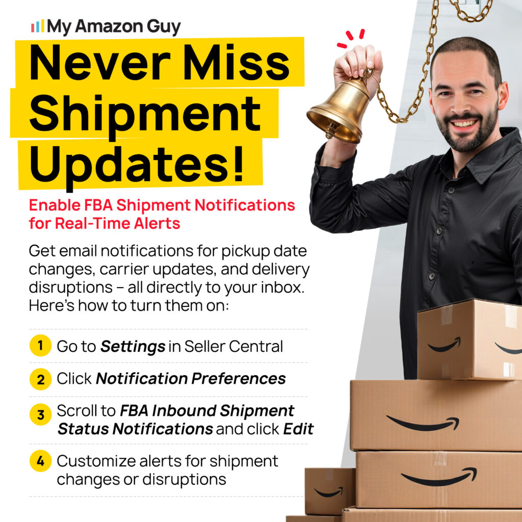 Partnering with the Top Freight Forwarder for Amazon Sellers A Guide to Shipping Success Never miss shipment updates
