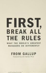 Business Book: First, Break All the Rules