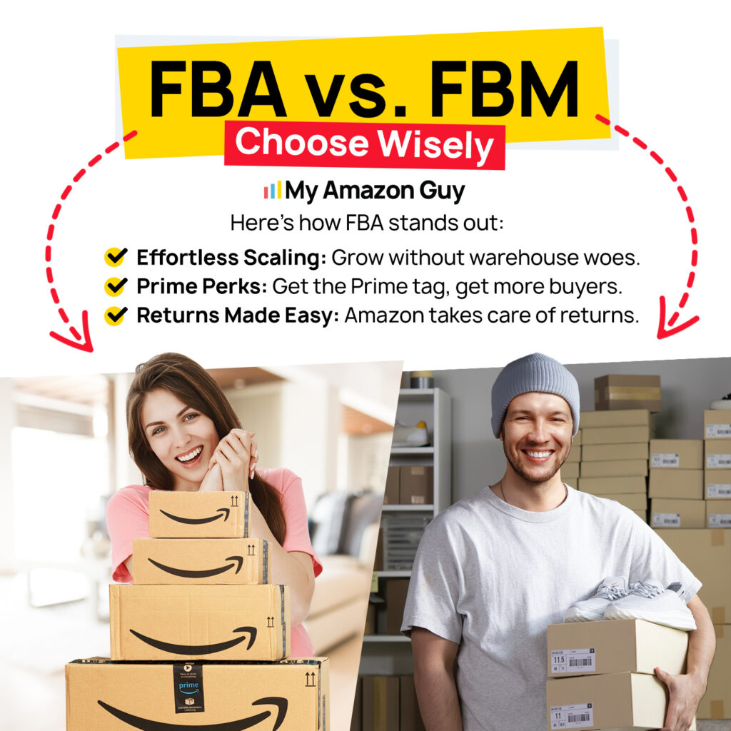 Amazon Key Success Factors - FBA vs FBM choose wisely