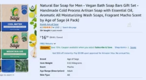 Amazon two-part product title