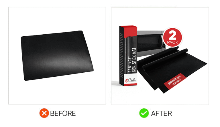 Main Image CTR Upgrade 10 Non stick mat Amazon main image hack