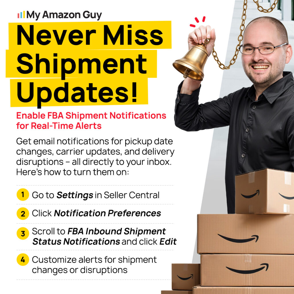 FBA Delivery Delays Never Miss Shipment Updates