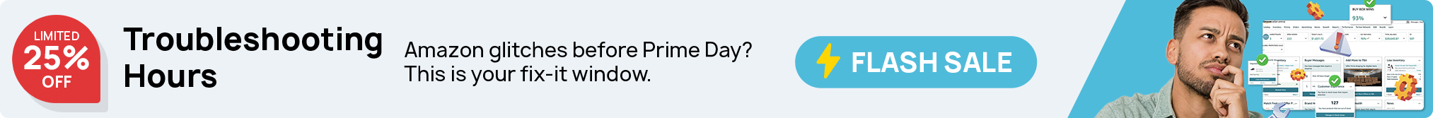 Flash Sale - Amazon Troubleshooting Hours