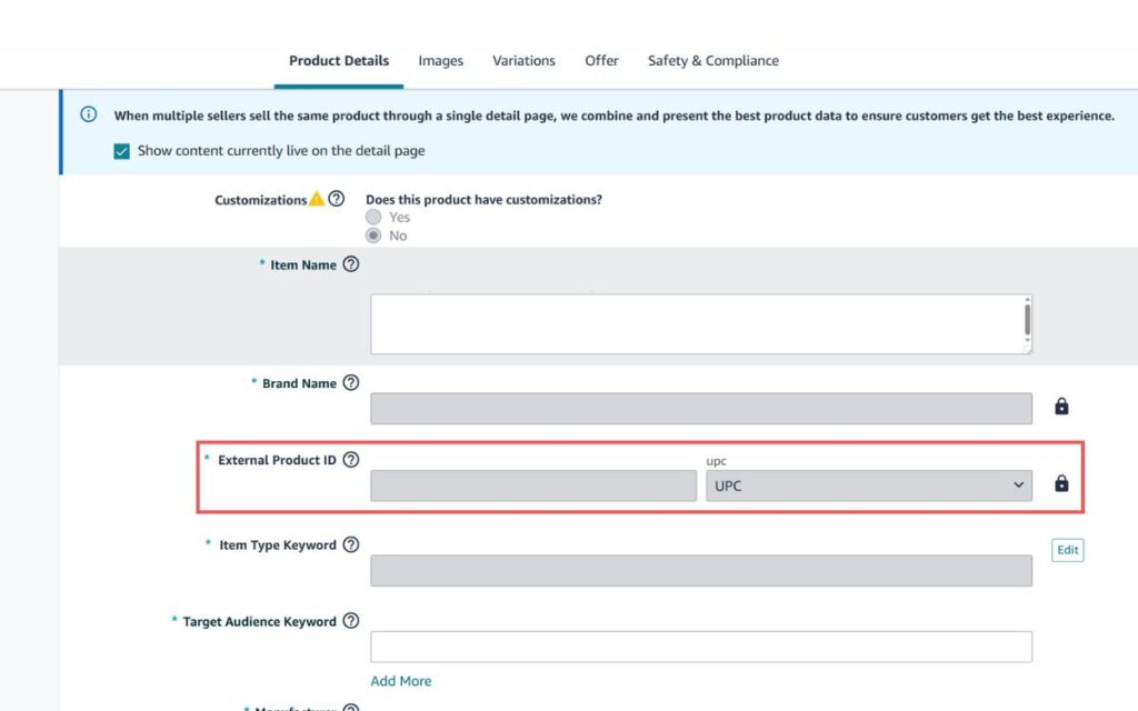How to Successfully Change UPC Code on Amazon Directly Change on Seller Central Step 4