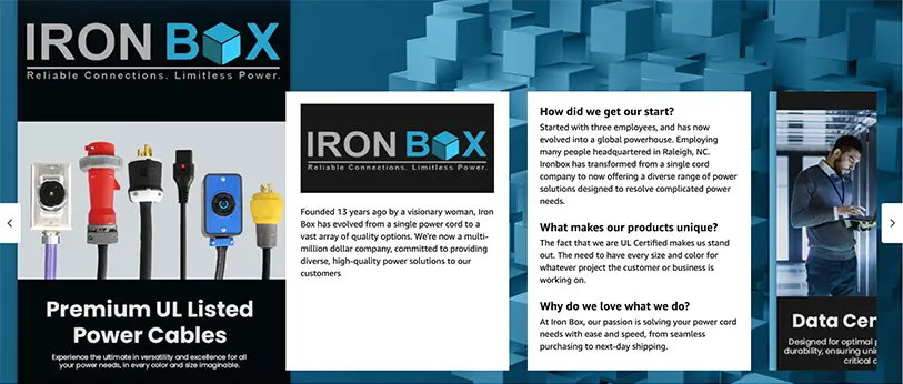 Ironbox Amazon brand story