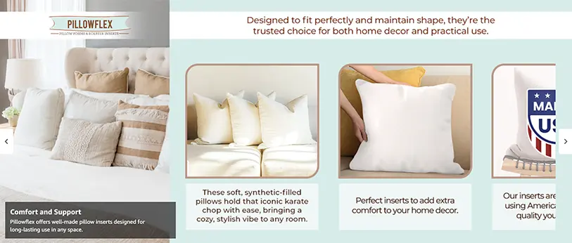 Pillowflex Amazon brand story