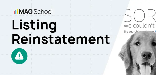 digital products courses listing reinstatement