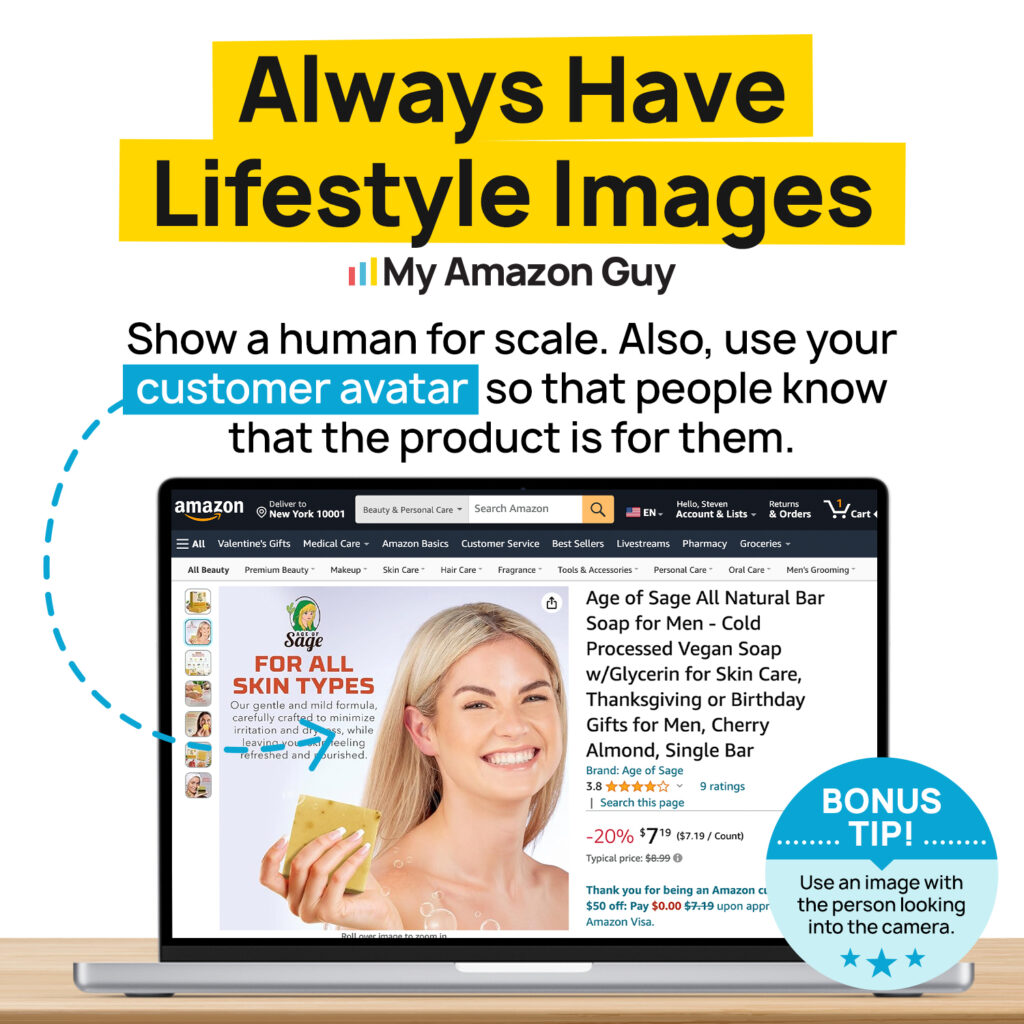 Always have lifestyle images