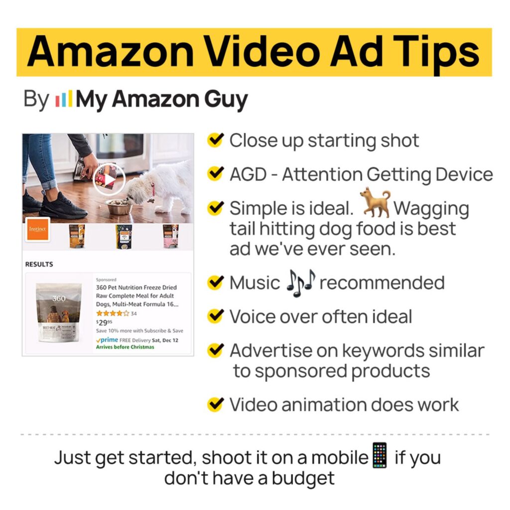 Amazon Marketing Strategy Amazon Video Ad Tips