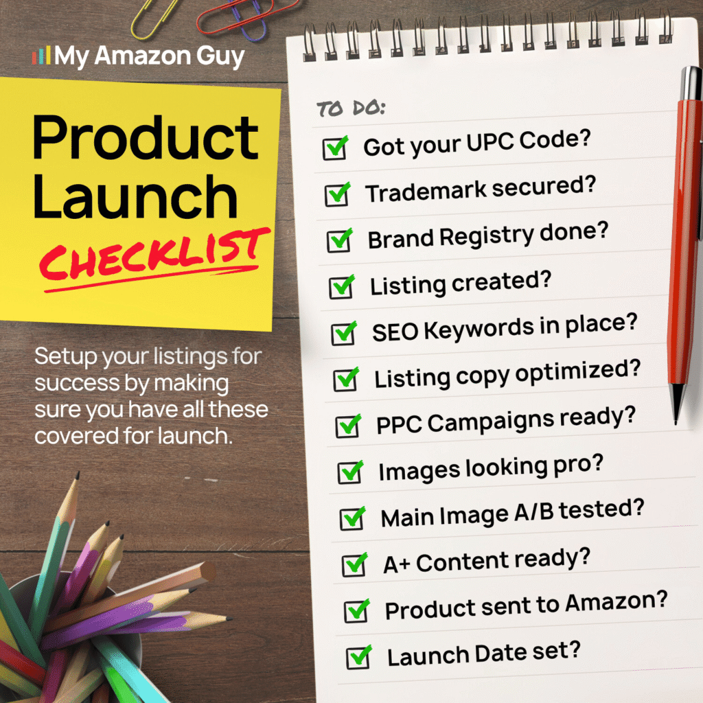 Amazon Private Label Product Launch Checklist