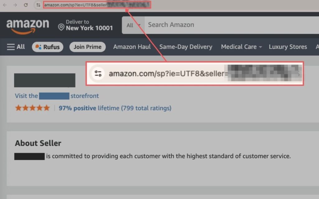 How to Find My Amazon Store Link Copy Seller ID in the URL