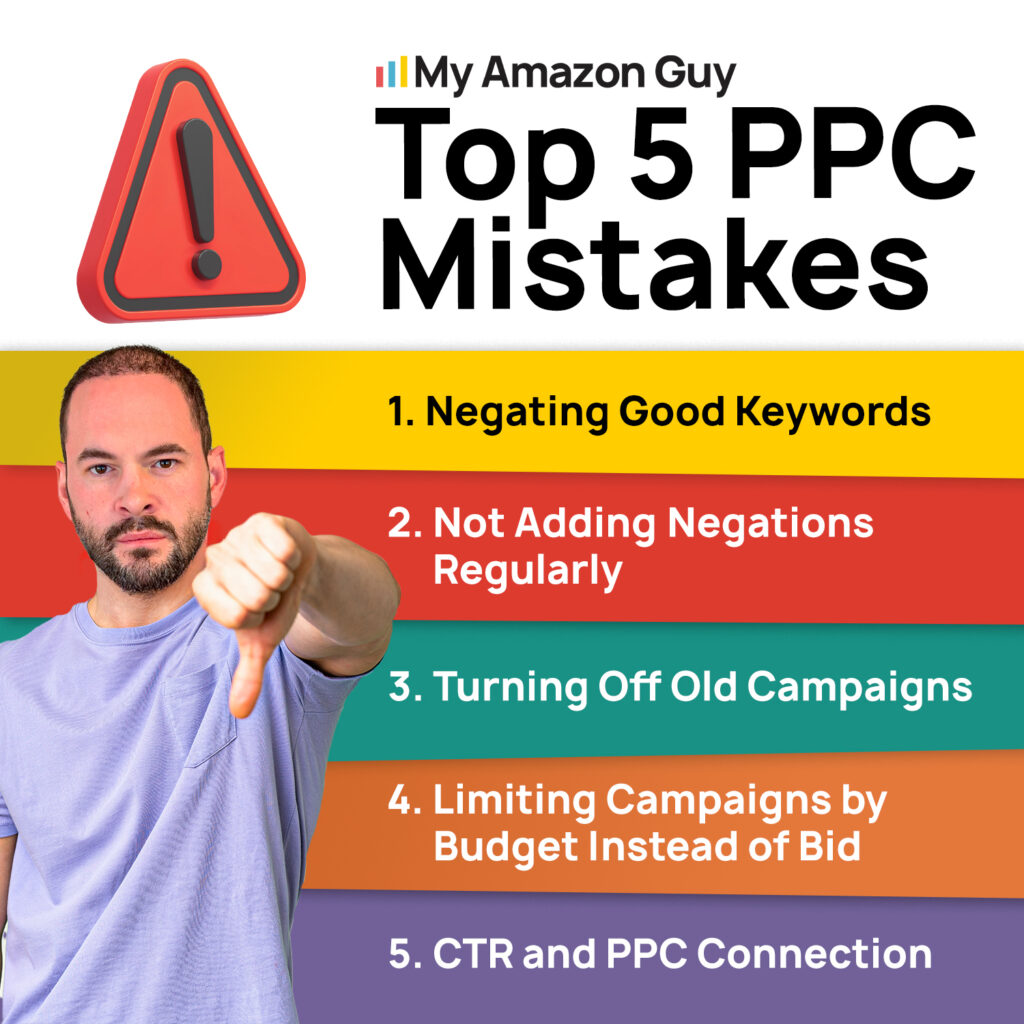 Mistakes in Managing Your Amazon Account Alone Top 5 PPC Mistakes