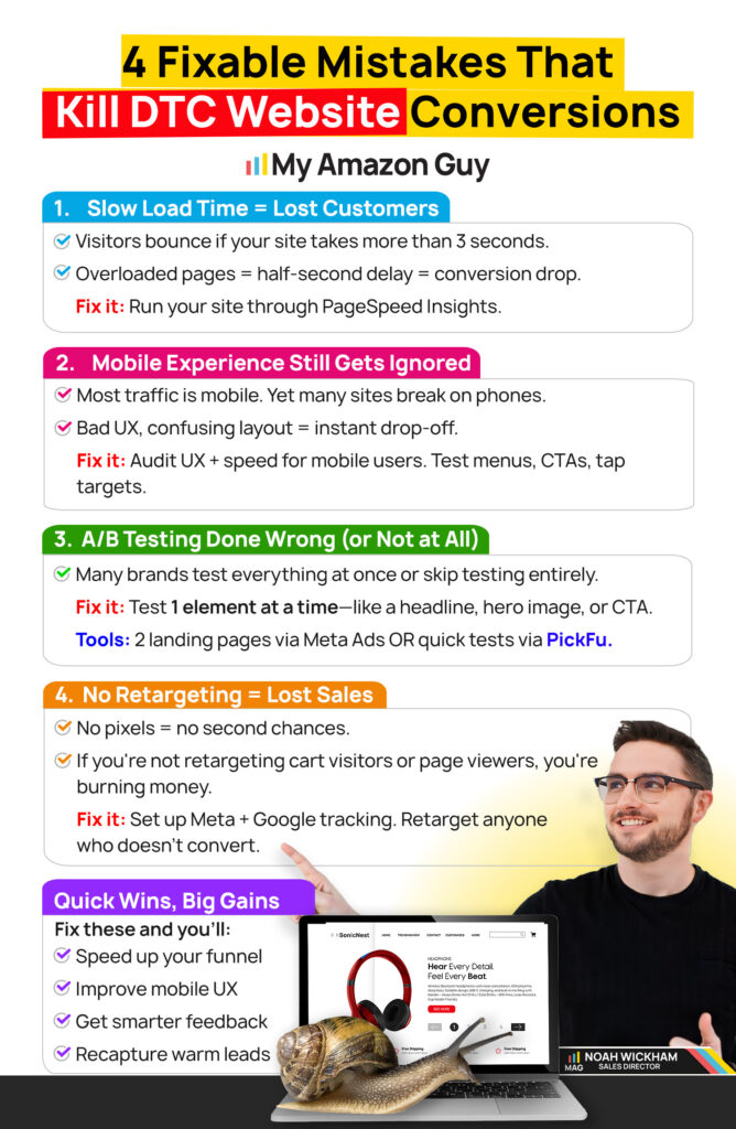 Pretty DTC Website Design Is Not Enough 4 Fixable Mistakes that Kill Conversions