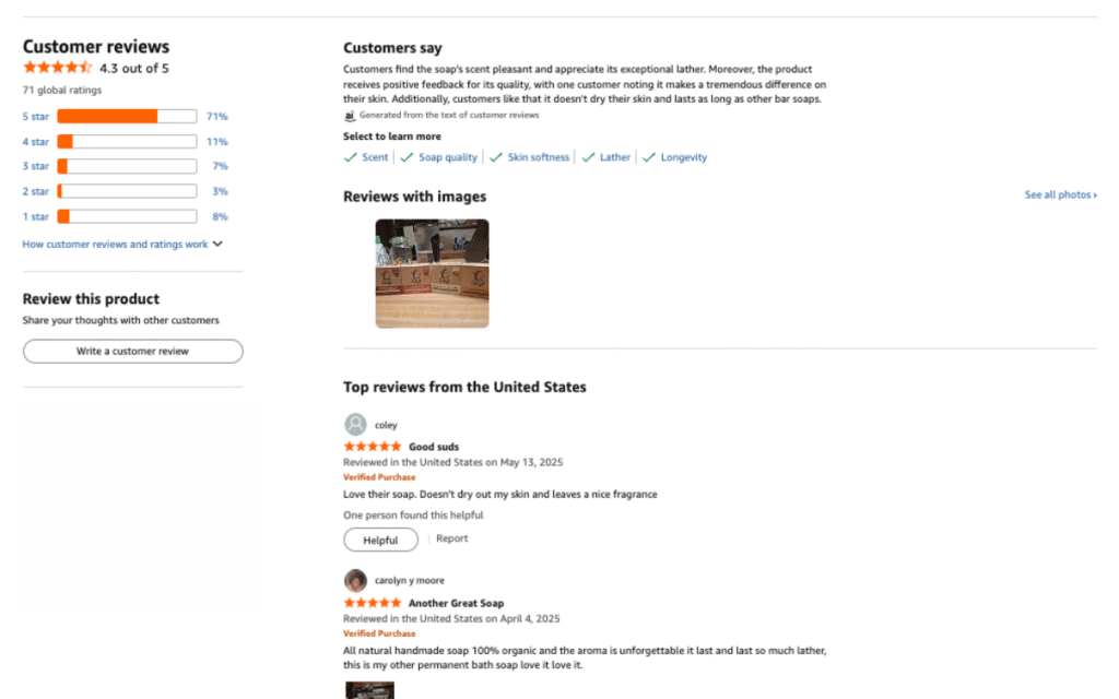 Amazon Product Listing Optimization for 7 Figure Sales Customer Reviews